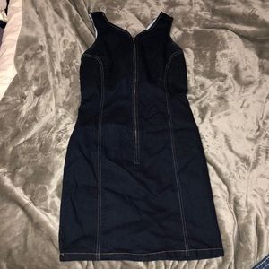 Venus denim mini dress